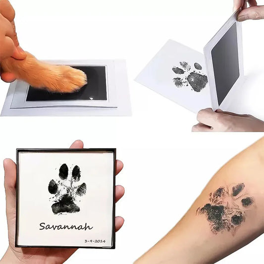 Hund Pfotenabdruck Set / Tierpfote auf Papier verewigen - MeinBello