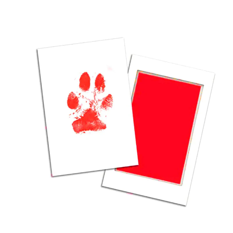 Hund Pfotenabdruck Set / Tierpfote auf Papier verewigen - MeinBello